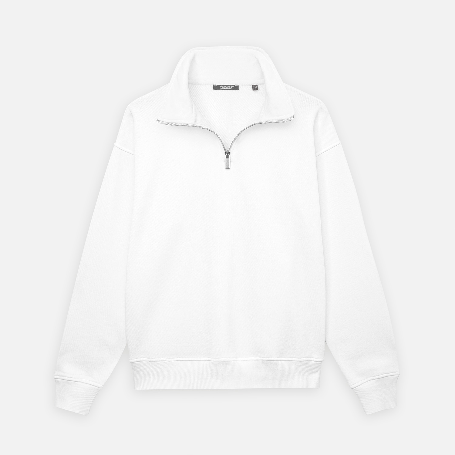 Толстовка на молнии унисекс Флоу (Flow), белая, размер 5XL/6XL (Изображение 9)