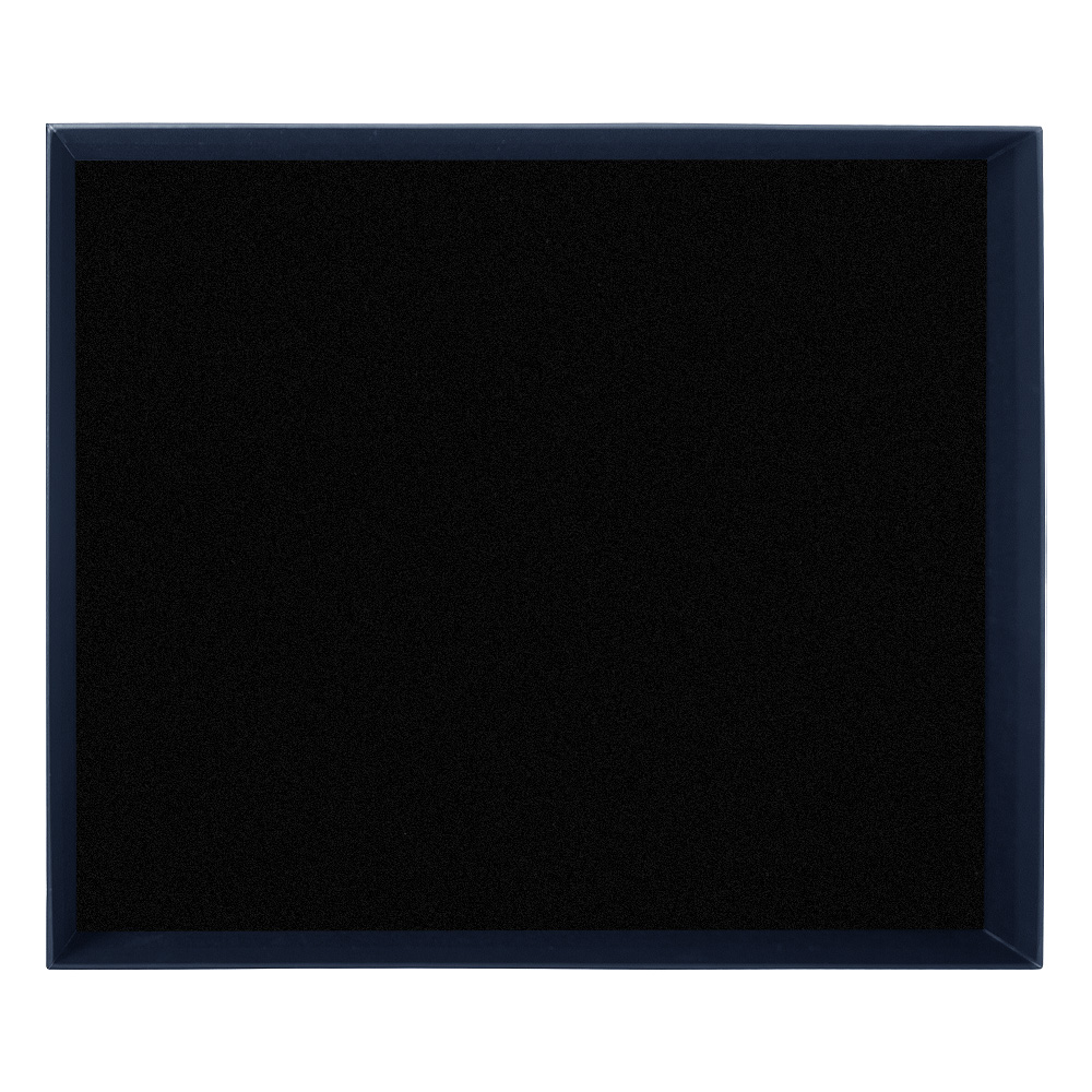 Коробка подарочная Solution Superior Alfa Soft Touch, 33,3*28,2*8 см, цвет темно-синий, черный ложемент (под индивидуальную вырубку) (Изображение 2)