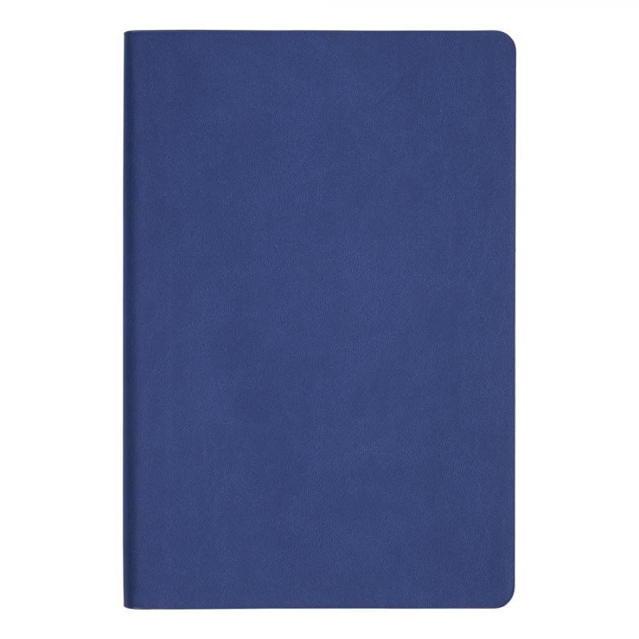 Ежедневник Flexy Soft Touch Latte А5, синий, недатированный, в гибкой обложке (Изображение 2)