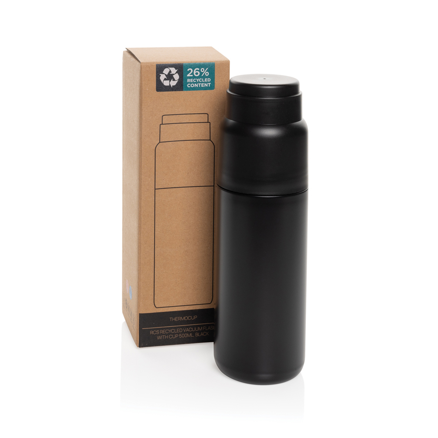 Вакуумный термос Thermocup RCS с крышкой-стаканом, 500 мл (Изображение 2)