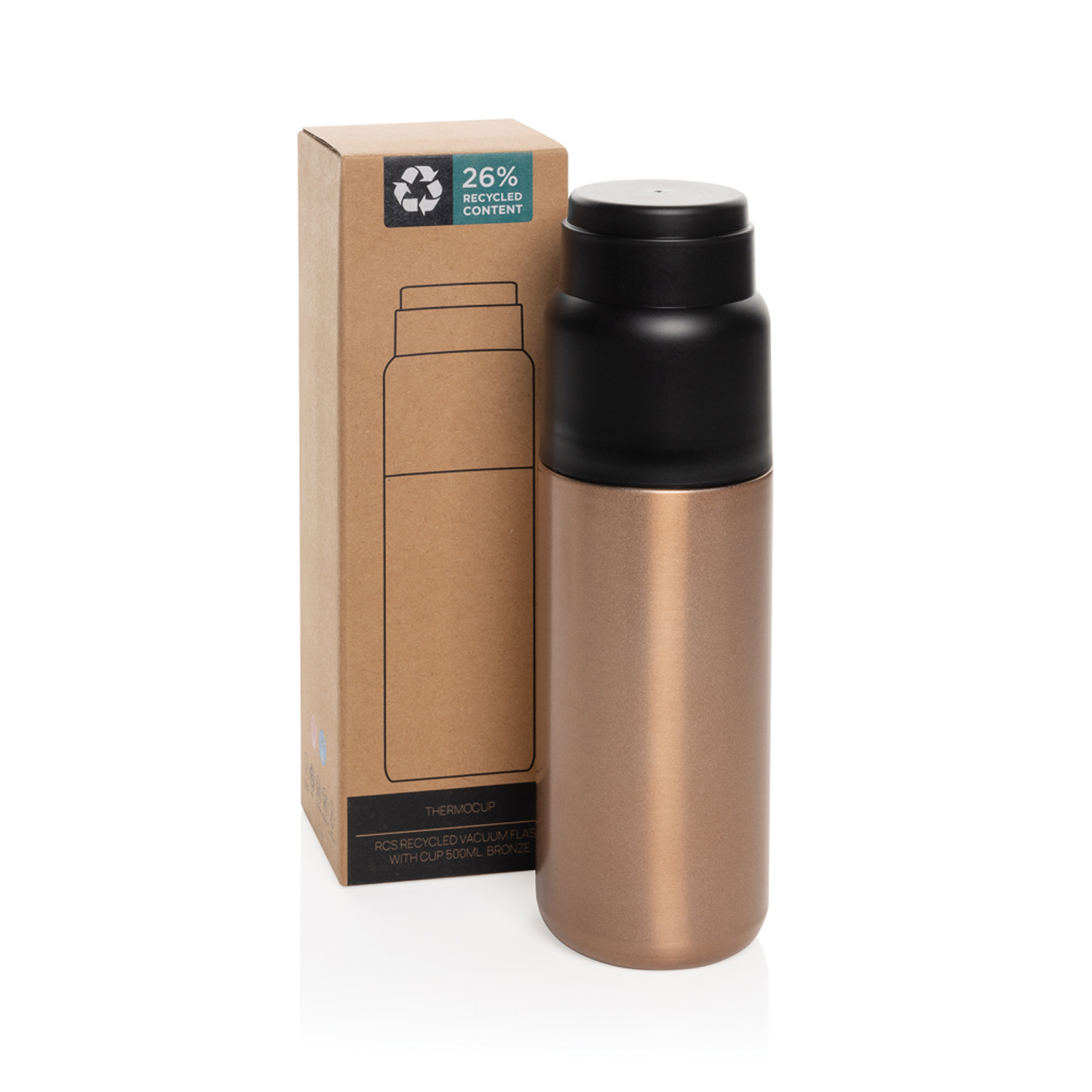 Вакуумный термос Thermocup RCS с крышкой-стаканом, 500 мл (Изображение 2)