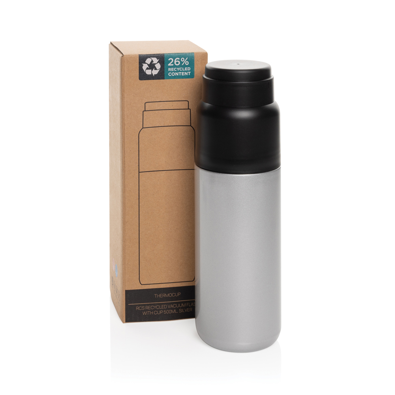 Вакуумный термос Thermocup RCS с крышкой-стаканом, 500 мл (Изображение 2)