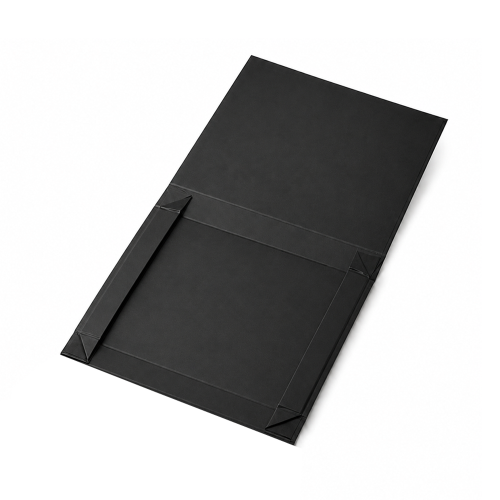 Складная коробка FlipTop (24х35х4 см), черный (Чёрный) (Изображение 4)