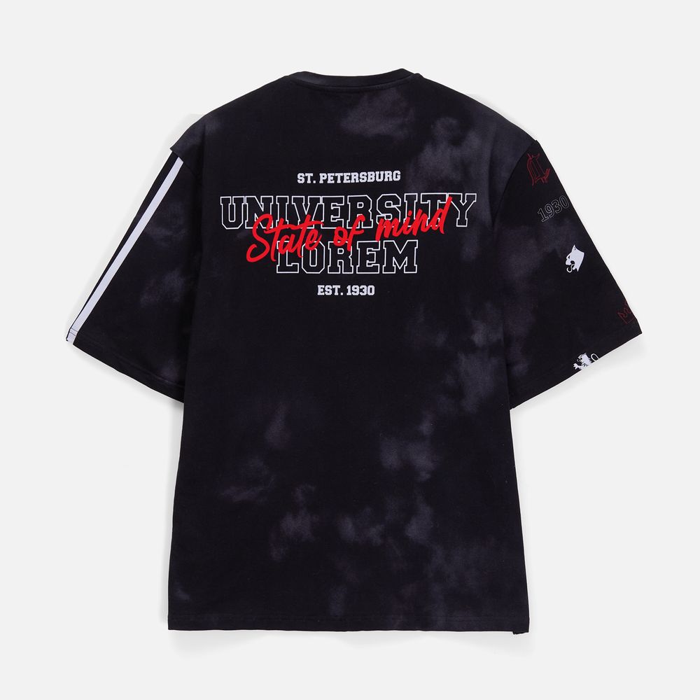 Футболка мужская оверсайз Originelli Terry с полной запечаткой на заказ, размер S (Изображение 2)