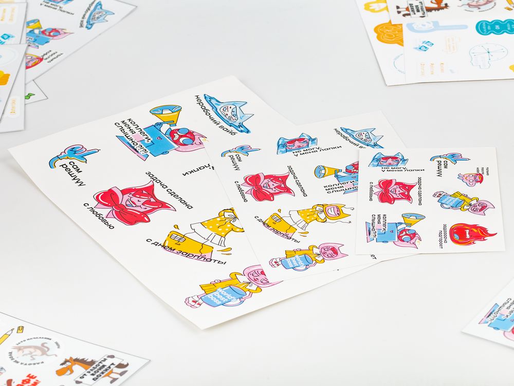 Бумажные наклейки Sticker Pack на заказ (Изображение 2)