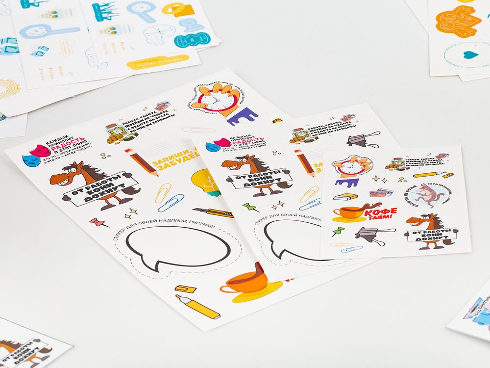Бумажные наклейки Sticker Pack на заказ (Изображение 3)