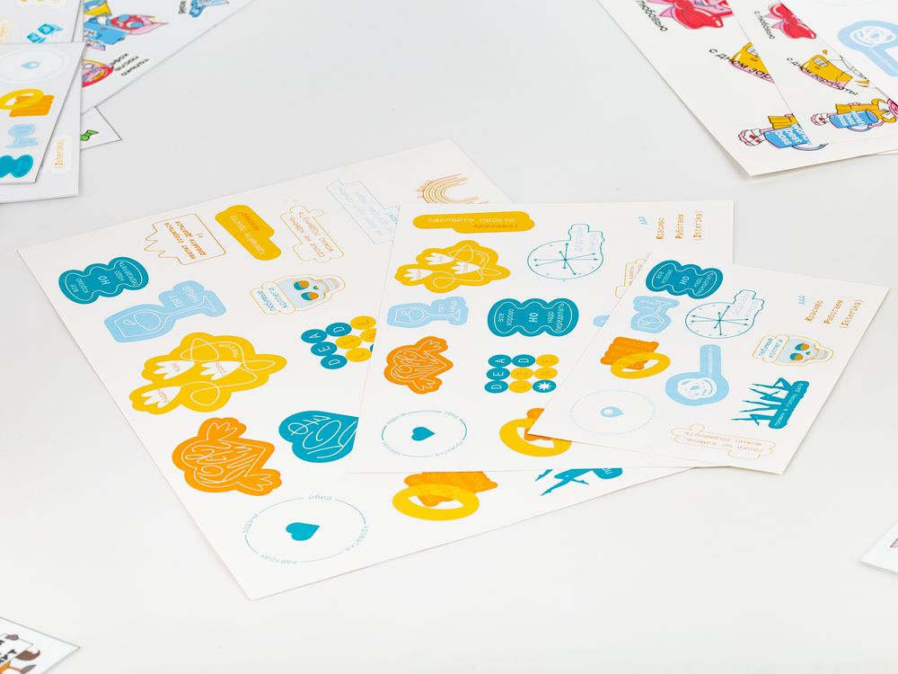 Бумажные наклейки Sticker Pack на заказ (Изображение 4)
