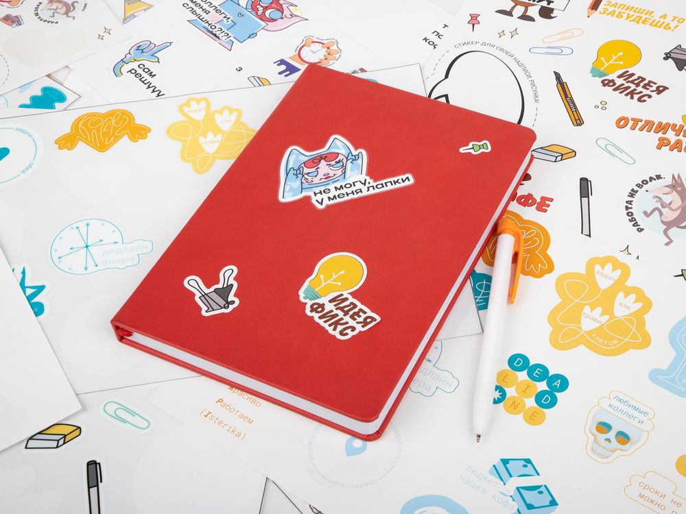Бумажные наклейки Sticker Pack на заказ (Изображение 6)