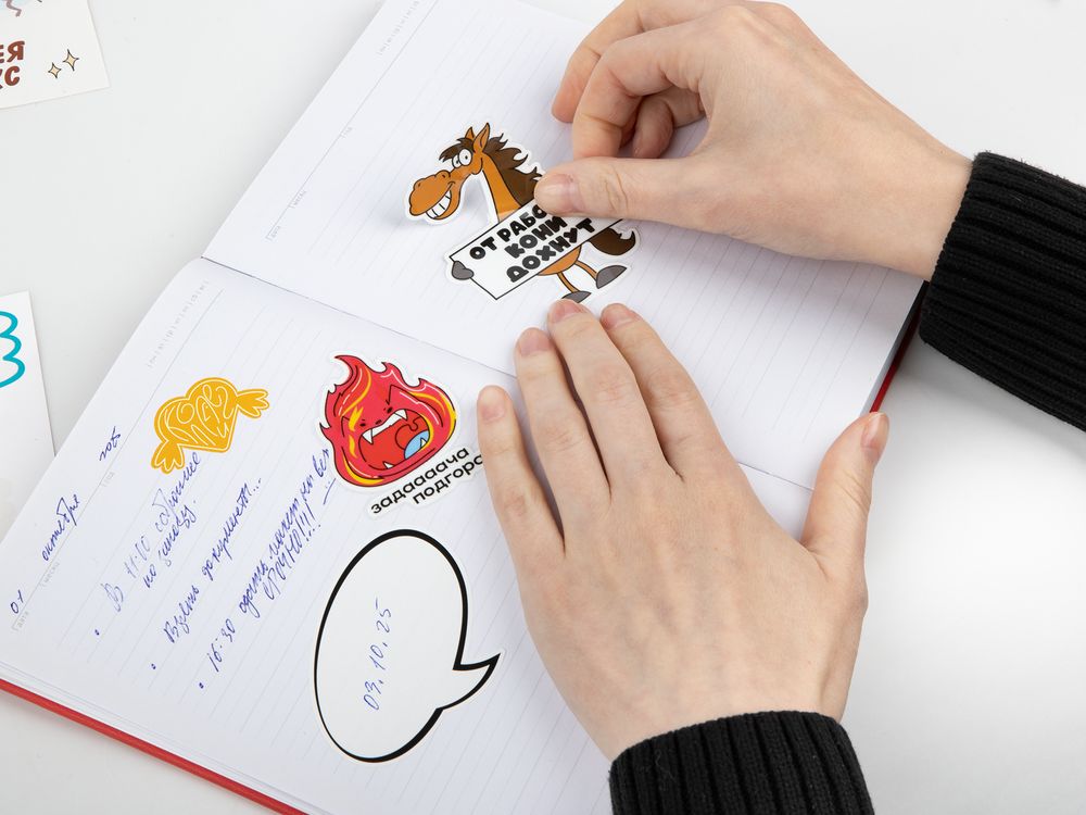 Бумажные наклейки Sticker Pack на заказ (Изображение 7)