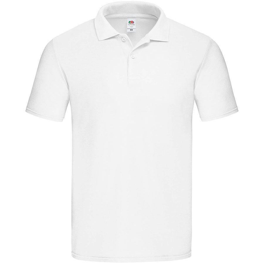 Поло мужское "Original Polo", белый_2XL, 100% х/б, 175г/м² (Изображение 1)