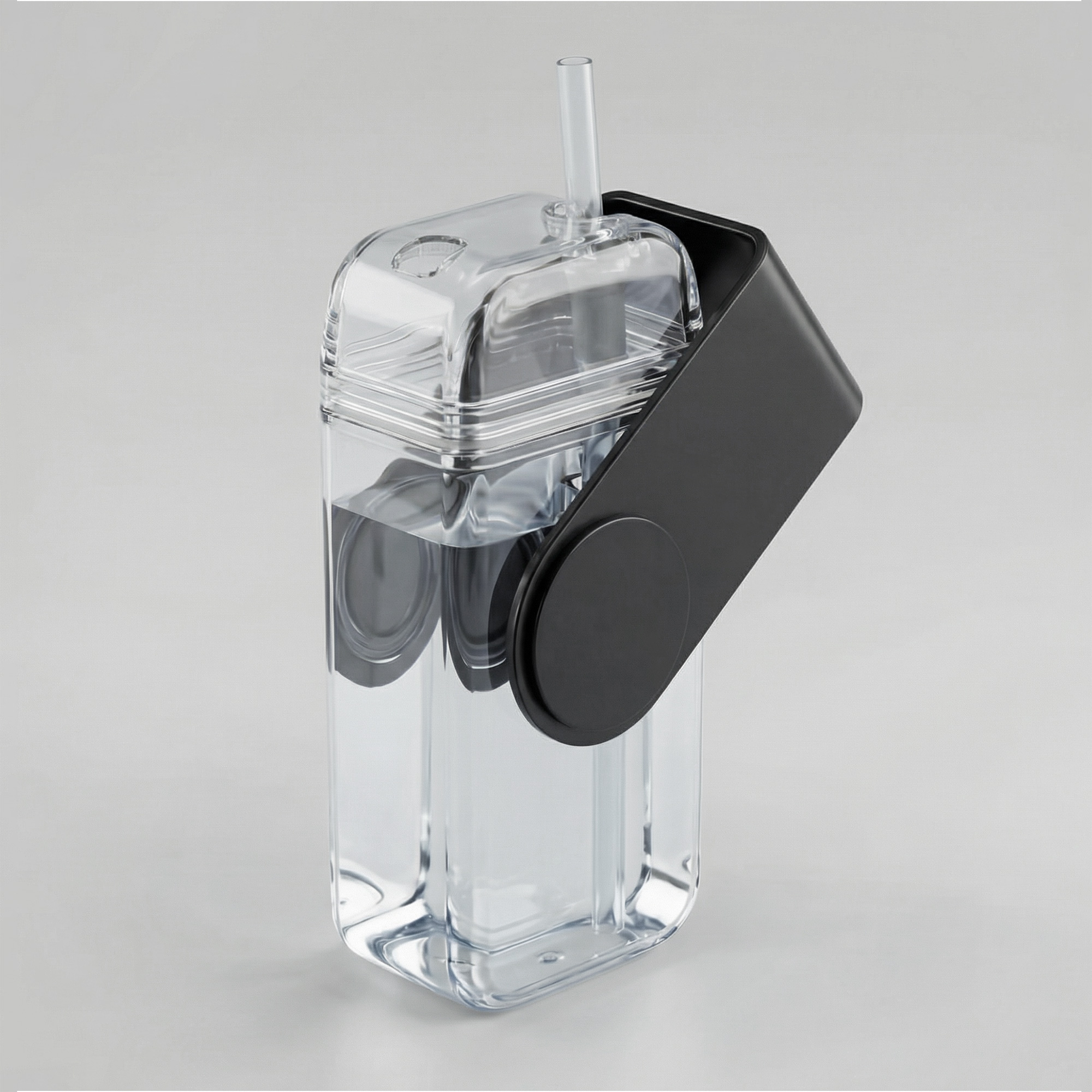 Бутылка для воды «JUICY DRINK BOX», 290 мл (черный) (Изображение 1)