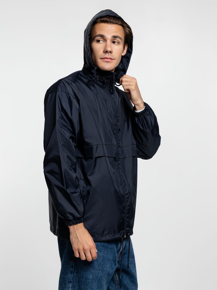 Ветровка из нейлона Surf 210, темно-синяя (navy), размер XS (Изображение 9)