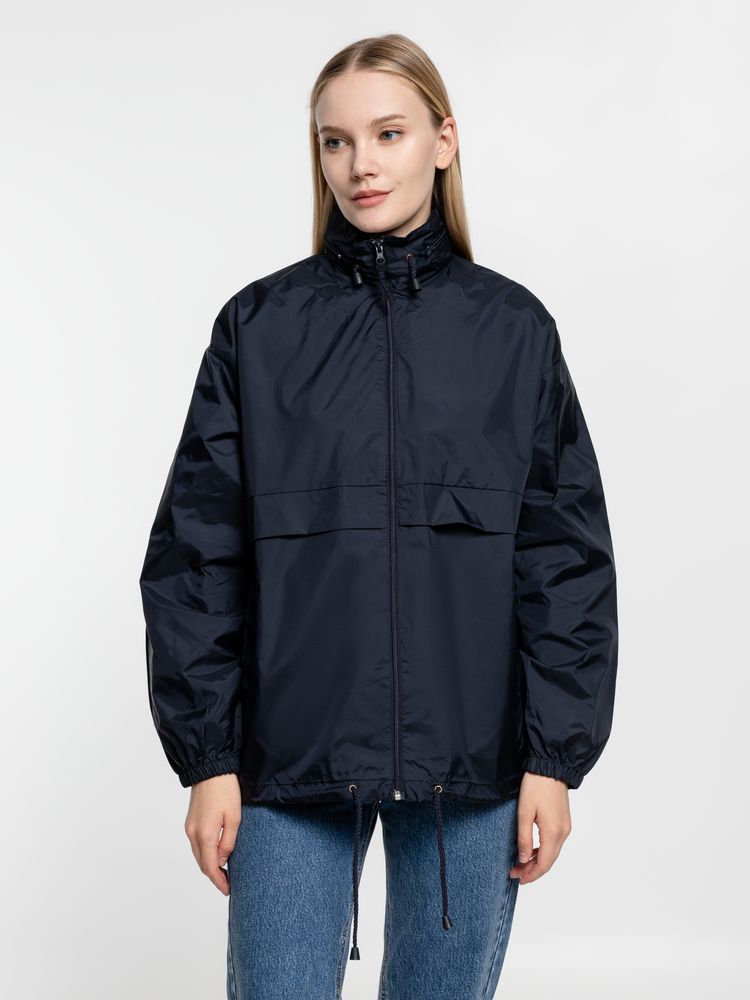 Ветровка из нейлона Surf 210, темно-синяя (navy), размер XS (Изображение 11)