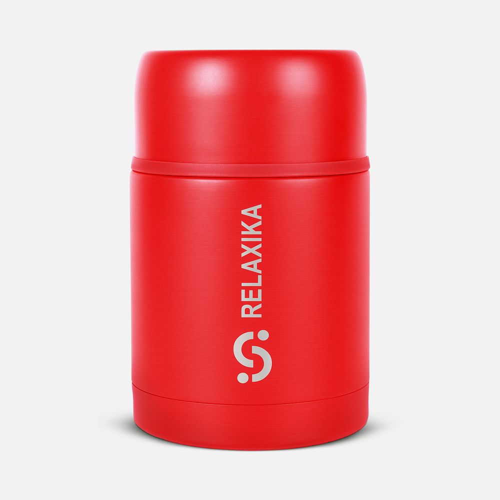 Термос для еды Relaxika 700, красный (Изображение 2)