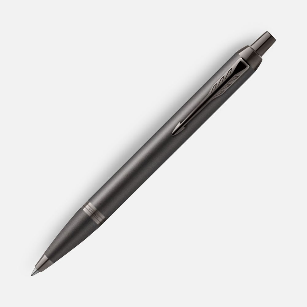 Ручка шариковая Parker IM Professionals Monochrome Titanium, темно-серая (Изображение 1)