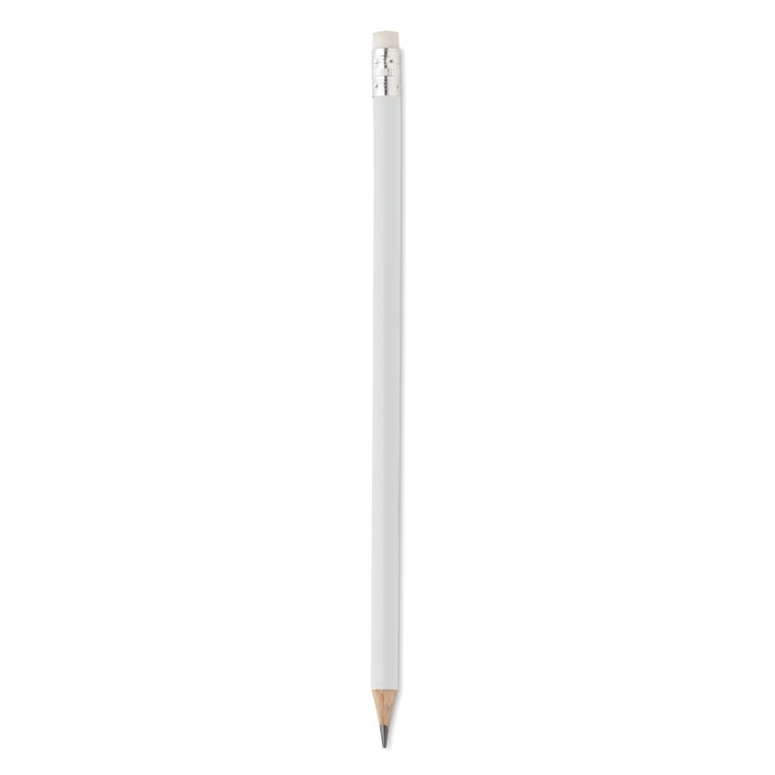 Natural pencil with eraser (белый) (Изображение 1)