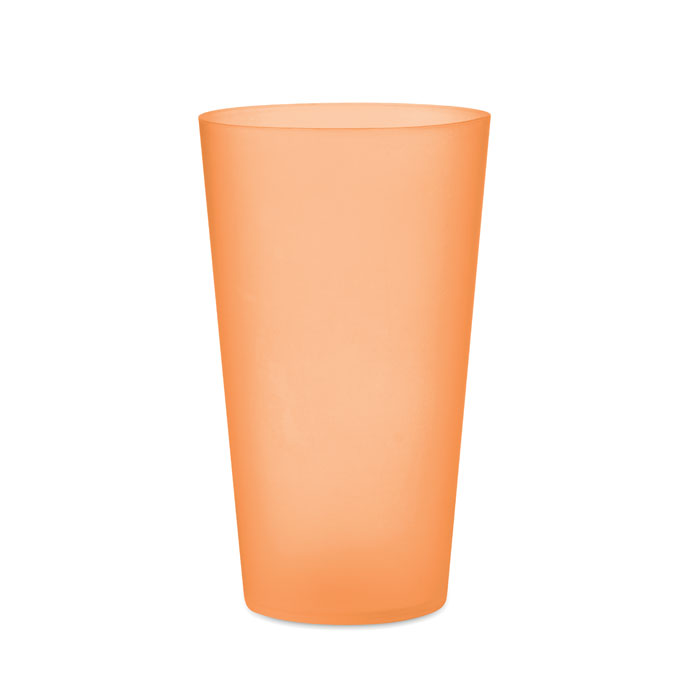 Reusable event cup 500ml (прозрачно-оранжевый) (Изображение 1)