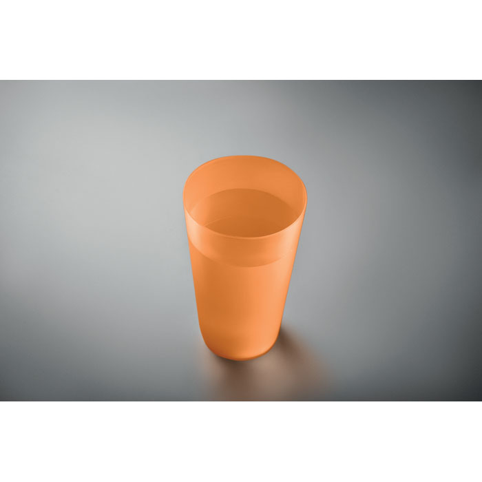 Reusable event cup 500ml (прозрачно-оранжевый) (Изображение 2)