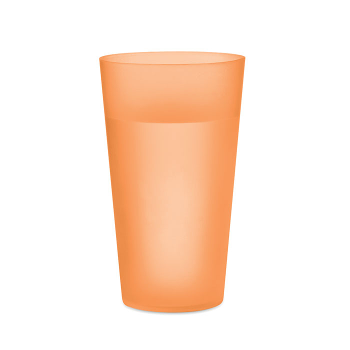 Reusable event cup 500ml (прозрачно-оранжевый) (Изображение 3)