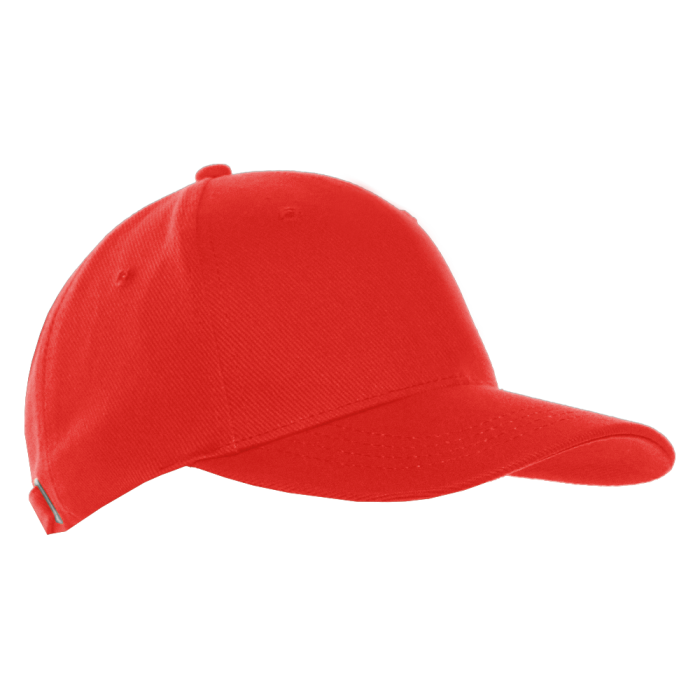 Бейсболка STAN 5 клиньев хлопок 330, 01 (Красный) (Изображение 2)