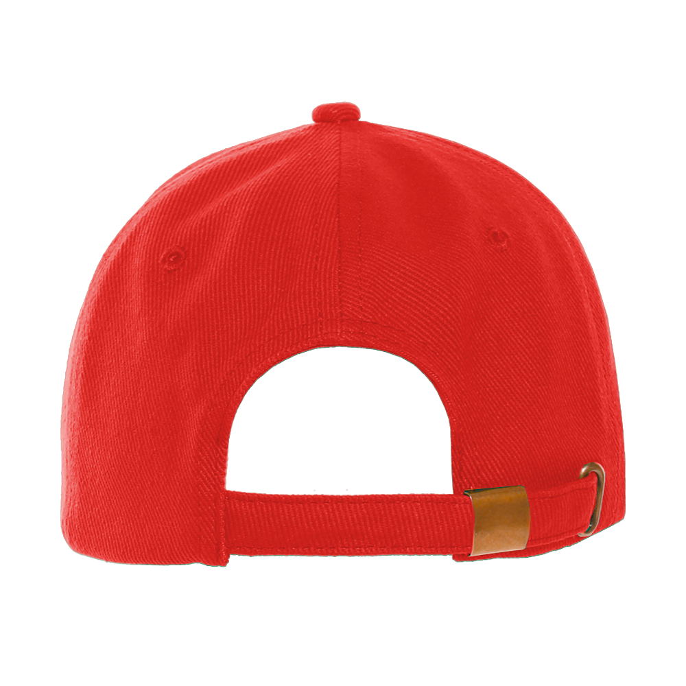 Бейсболка STAN 5 клиньев хлопок 330, 01 (Красный) (Изображение 5)