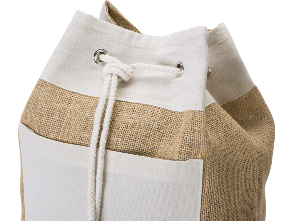 Рюкзак Jute из джута на одной лямке (Изображение 6)