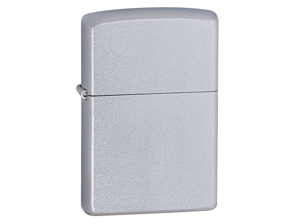 Зажигалка ZIPPO Classic с покрытием Satin Chrome™ (серебристый) (Изображение 1)