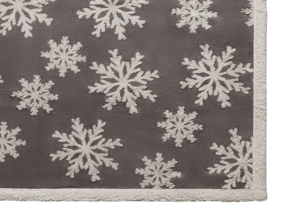 Плед Snowflake новогодний с капюшоном (Изображение 6)
