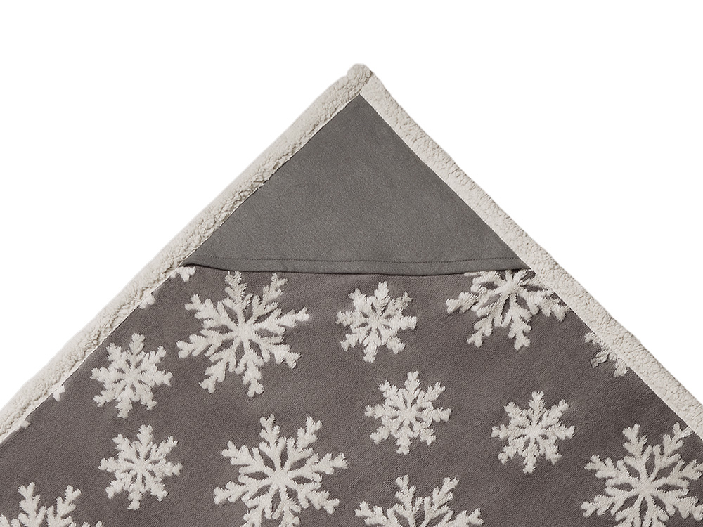 Плед Snowflake новогодний с капюшоном (Изображение 7)