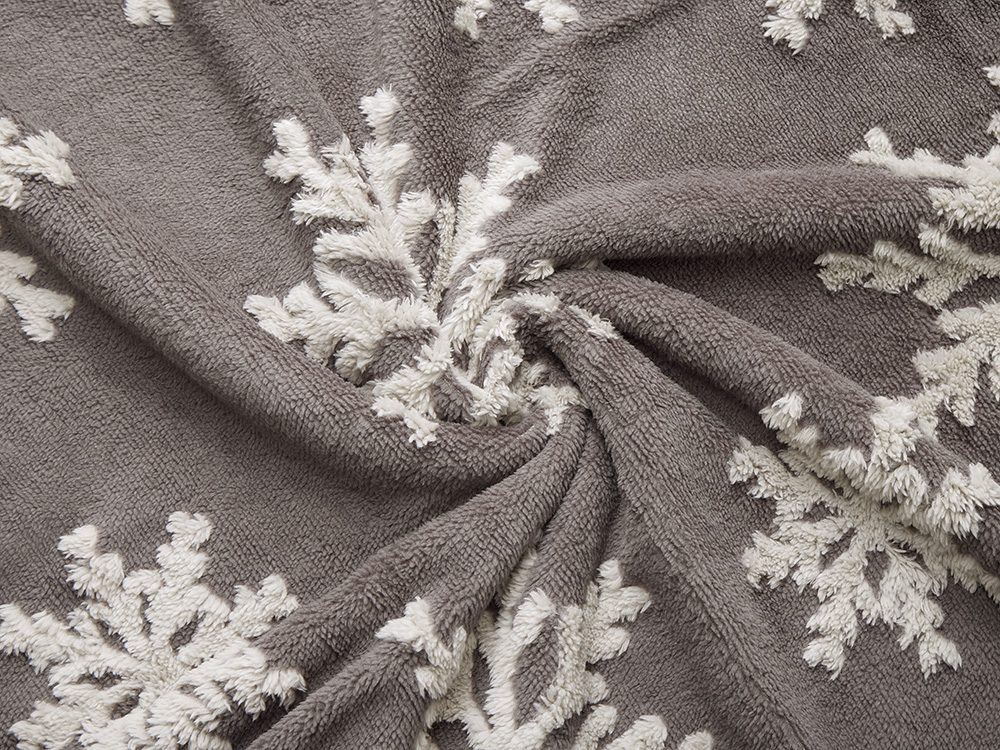 Плед Snowflake новогодний с капюшоном (Изображение 9)
