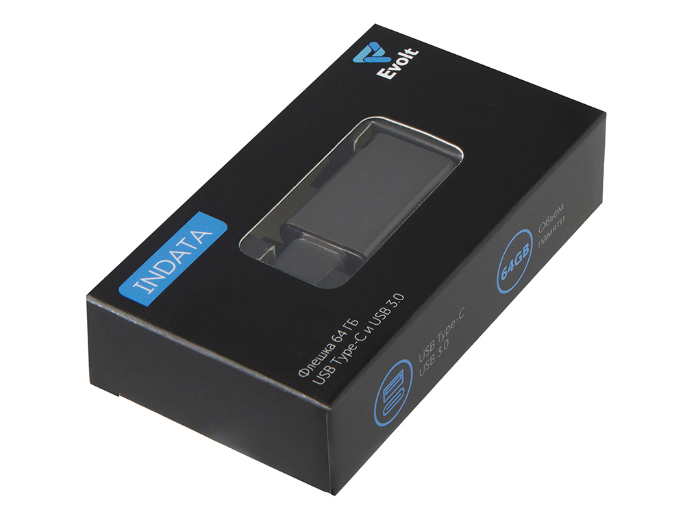 Флешка 64 ГБ USB Type-C 3.0 «Индата» (Изображение 6)