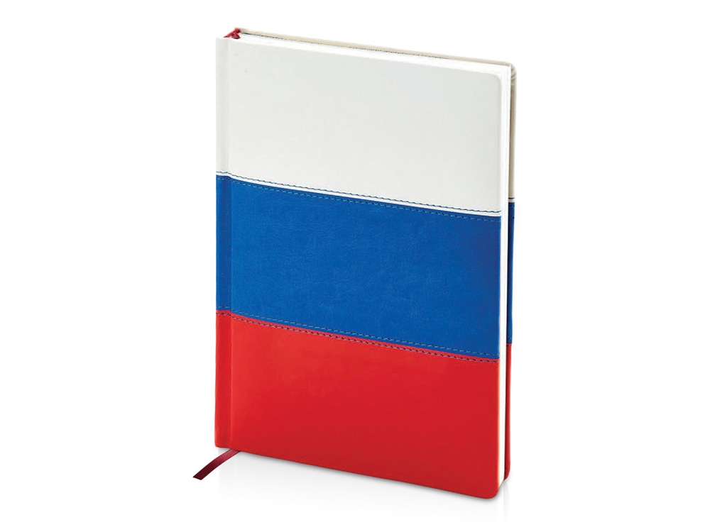Ежедневник недатированный А5+ «Россия. Флаг» (мультиколор) (Изображение 1)