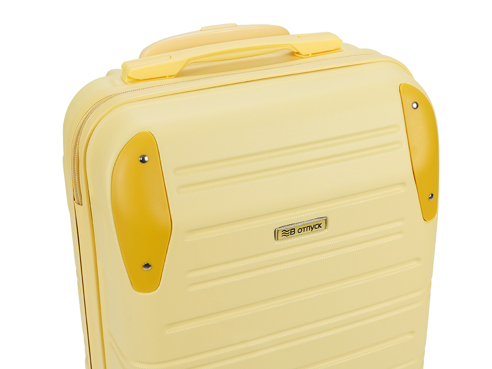Чемодан «В Отпуск», 35 л S (желтый) (Изображение 7)