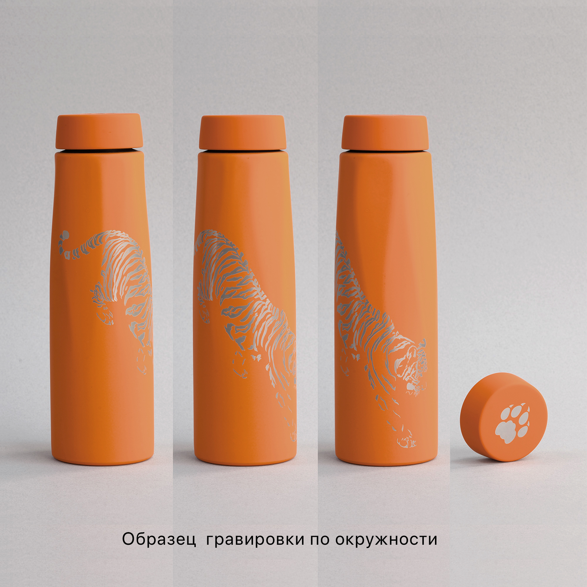 Термос "Calypso", покрытие soft touch, 500 мл (оранжевый) (Изображение 4)