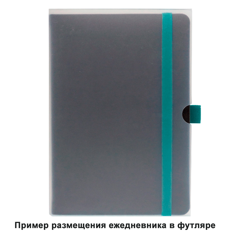 Футляр (сливбокс) для ежедневника А5 формата, пластик, прозрачный (Изображение 2)