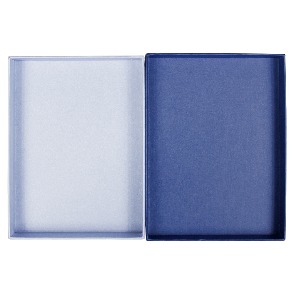 Коробка подарочная Solution, синяя, размер 11*10*2,4 см (Изображение 4)