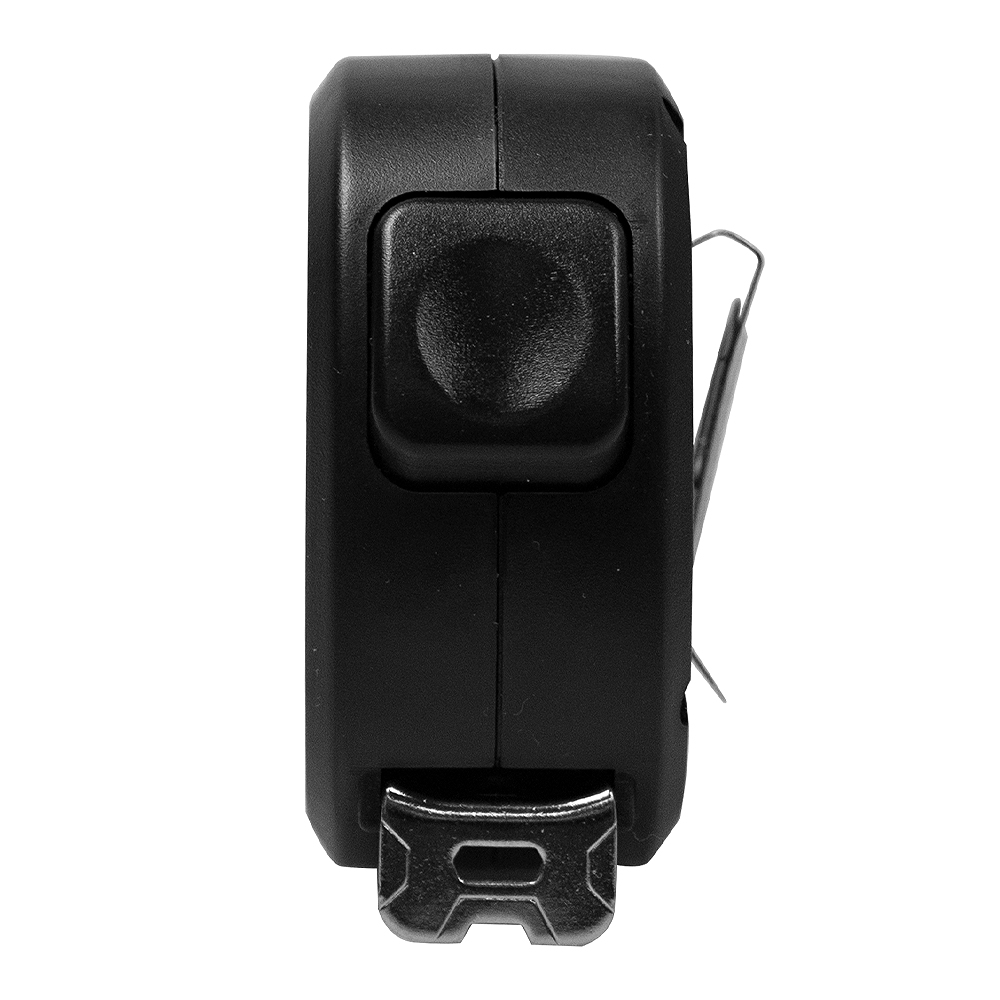 Рулетка Tools Trecker 3 метра, черная, пластиковая, с трещоткой и ремешком (Изображение 4)