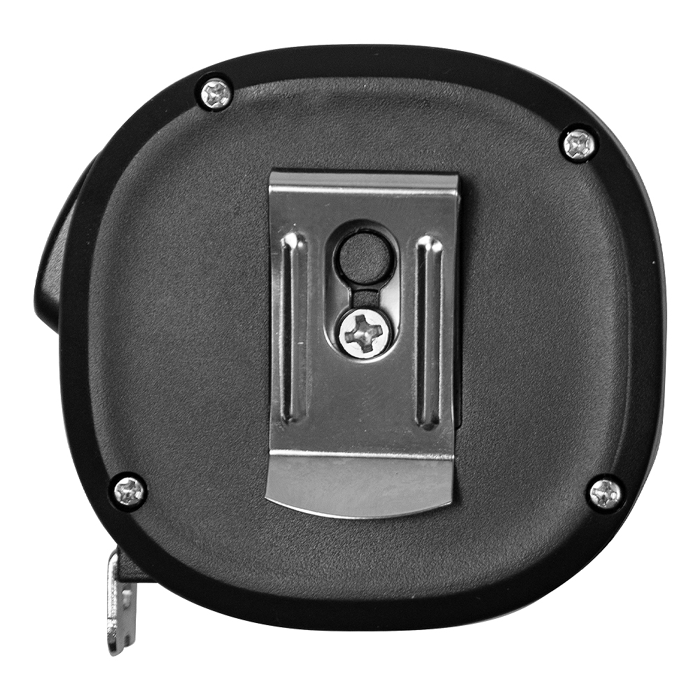 Рулетка Tools Trecker 3 метра, черная, пластиковая, с трещоткой и ремешком (Изображение 5)