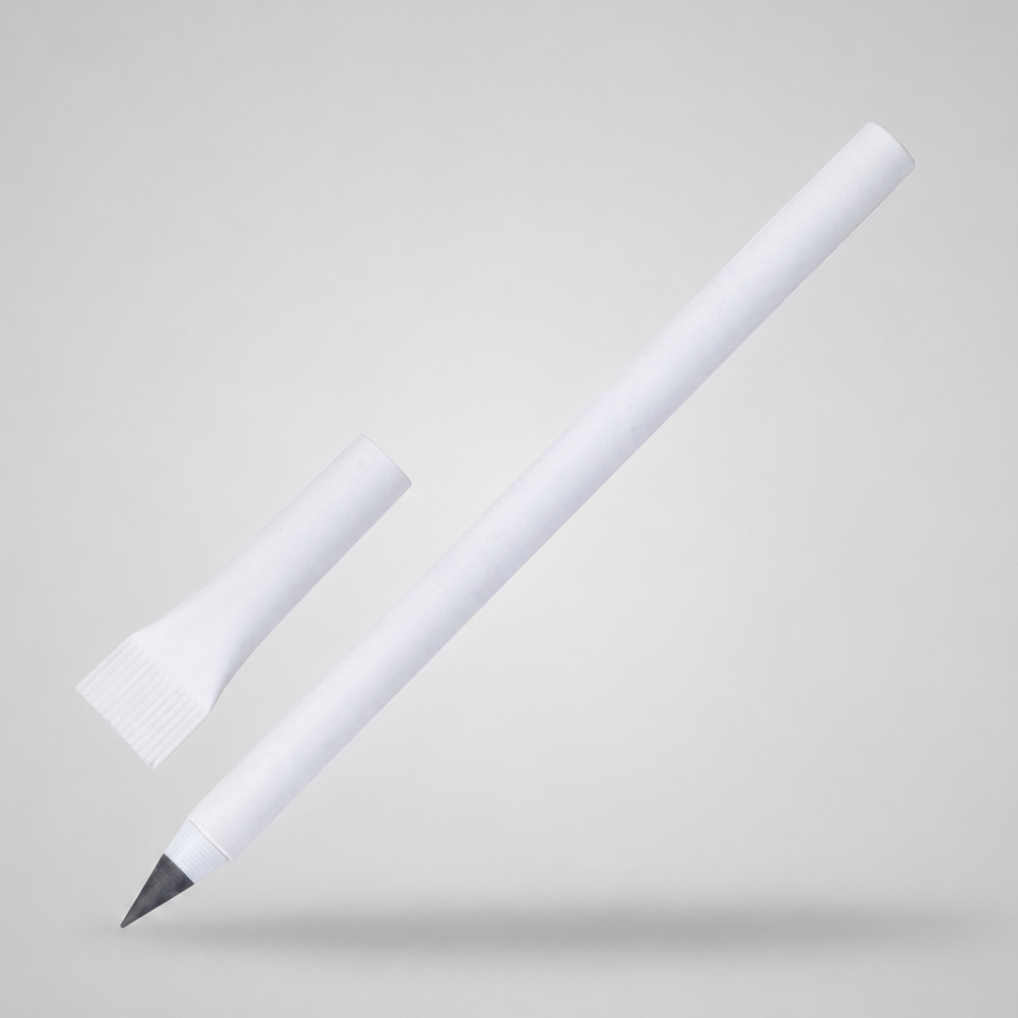 Вечный карандаш из переработанной бумаги «Recycled pencil» (белый) (Изображение 1)