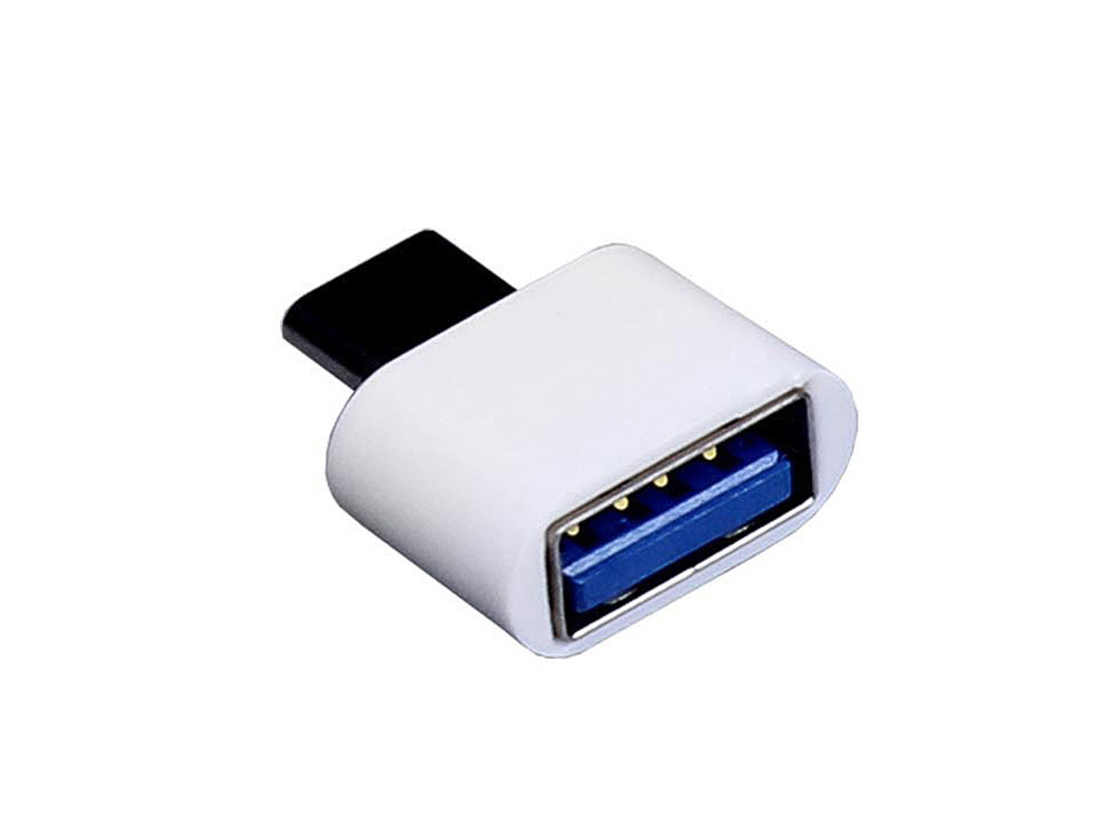 Переходник Type-C Adapter (белый) (Изображение 3)
