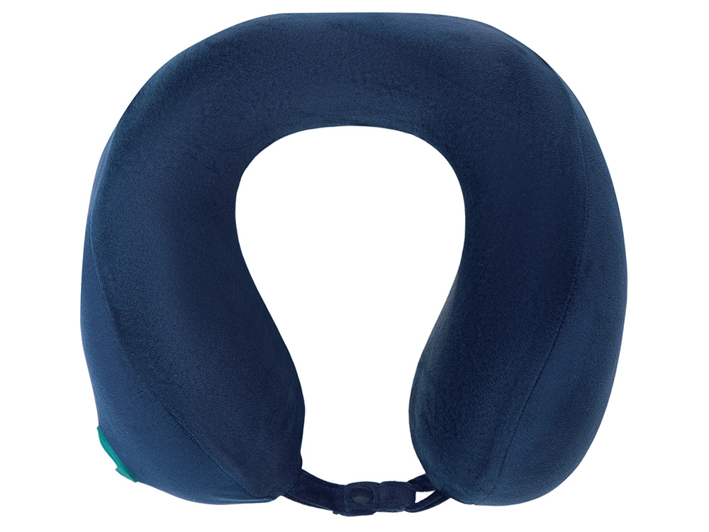 Подушка для путешествий массажная «Massage Tranquility Pillow» (темно-синий) (Изображение 3)