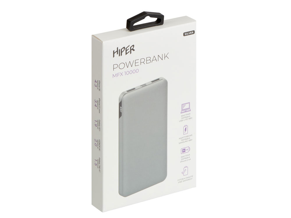 Портативный внешний аккумулятор «MFX», 10000 mAh (Изображение 5)