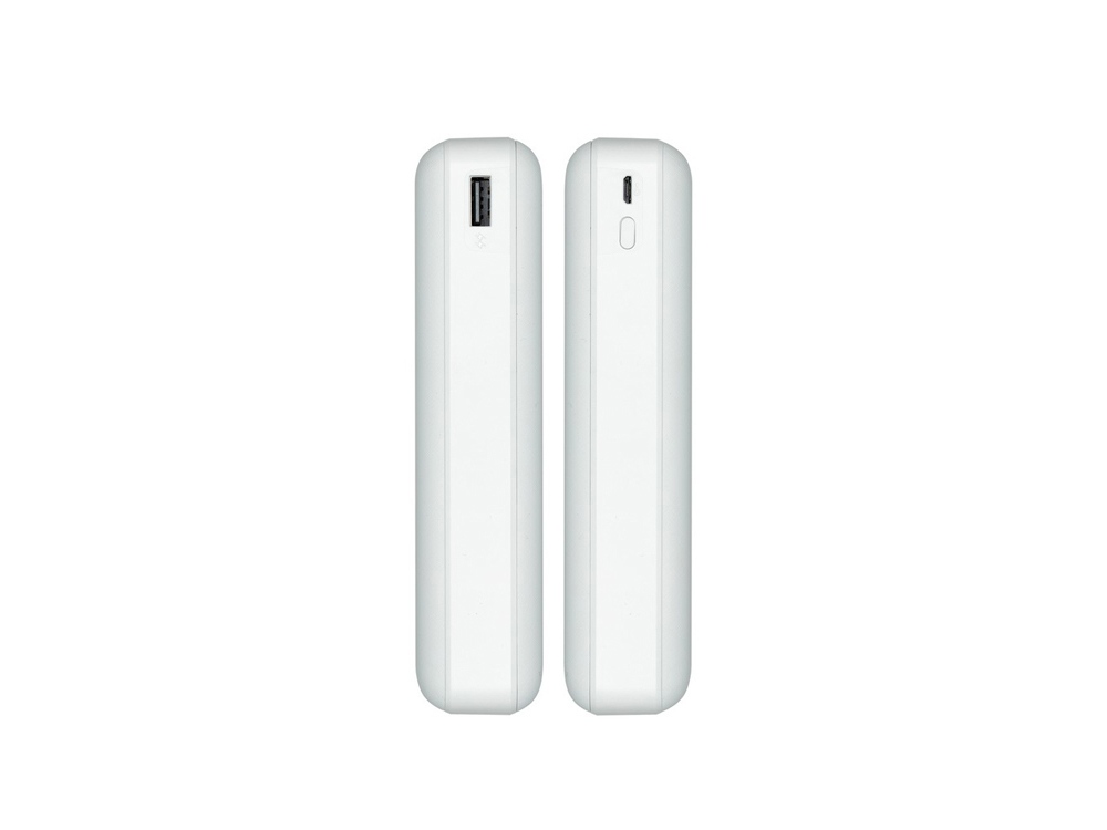 Внешний аккумулятор с дисплеем и встроенными кабелями VA2220, 20000 mAh (белый) (Изображение 5)
