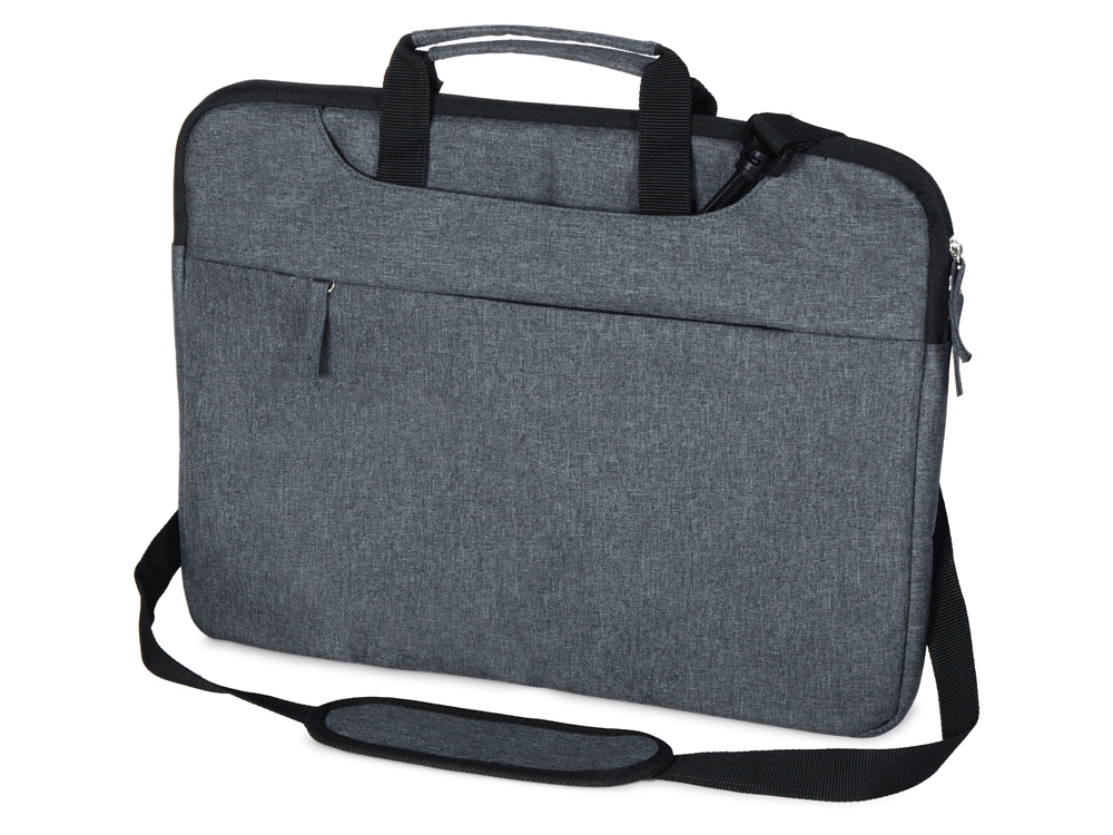 Сумка «Plush» c усиленной защитой ноутбука 15.6 '' (серо-синий) (Изображение 2)