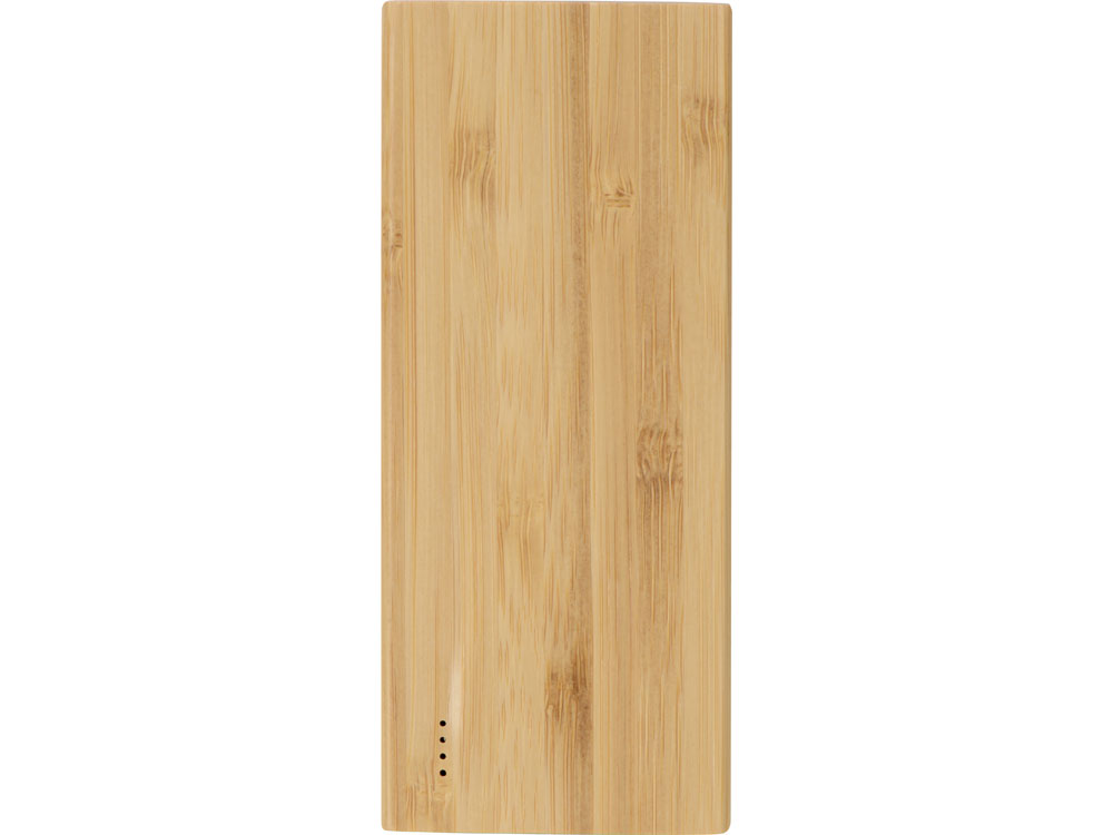 Внешний аккумулятор из бамбука «Bamboo», 5000 mAh (натуральный) (Изображение 3)