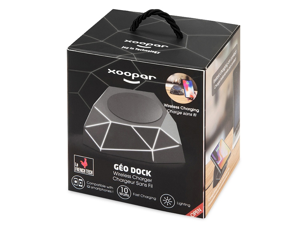 Док-станция с быстрой беспроводной зарядкой «Geo Dock» (Изображение 12)
