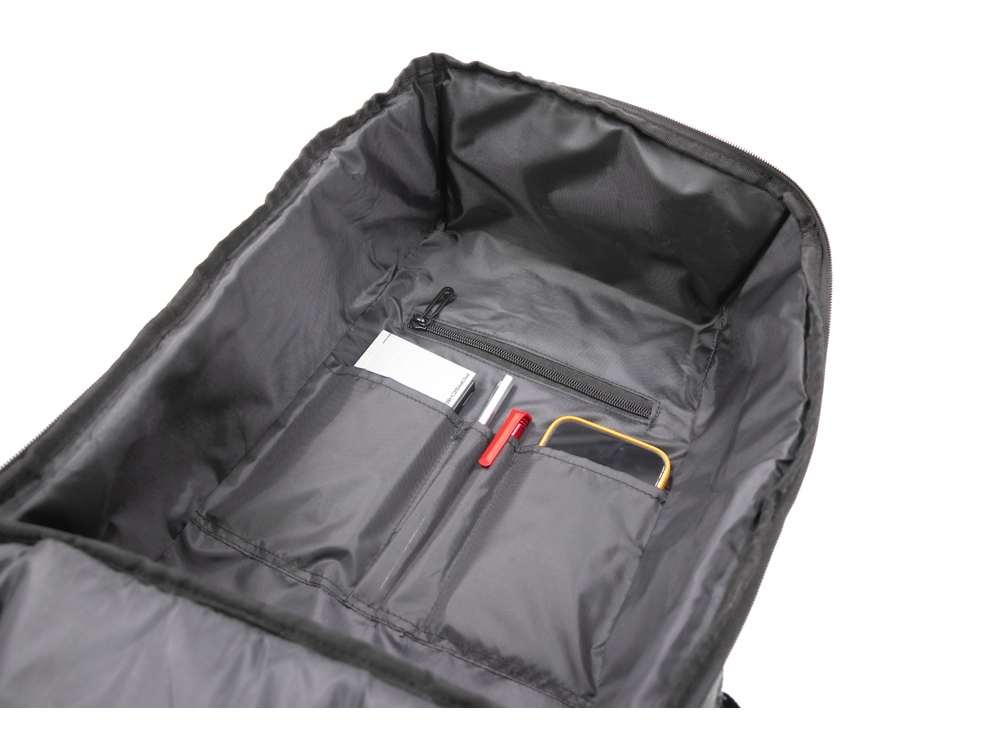 Антикражный рюкзак Phantome Lite 2 для ноутбука 16'' из переработанного пластика (серый) (Изображение 5)