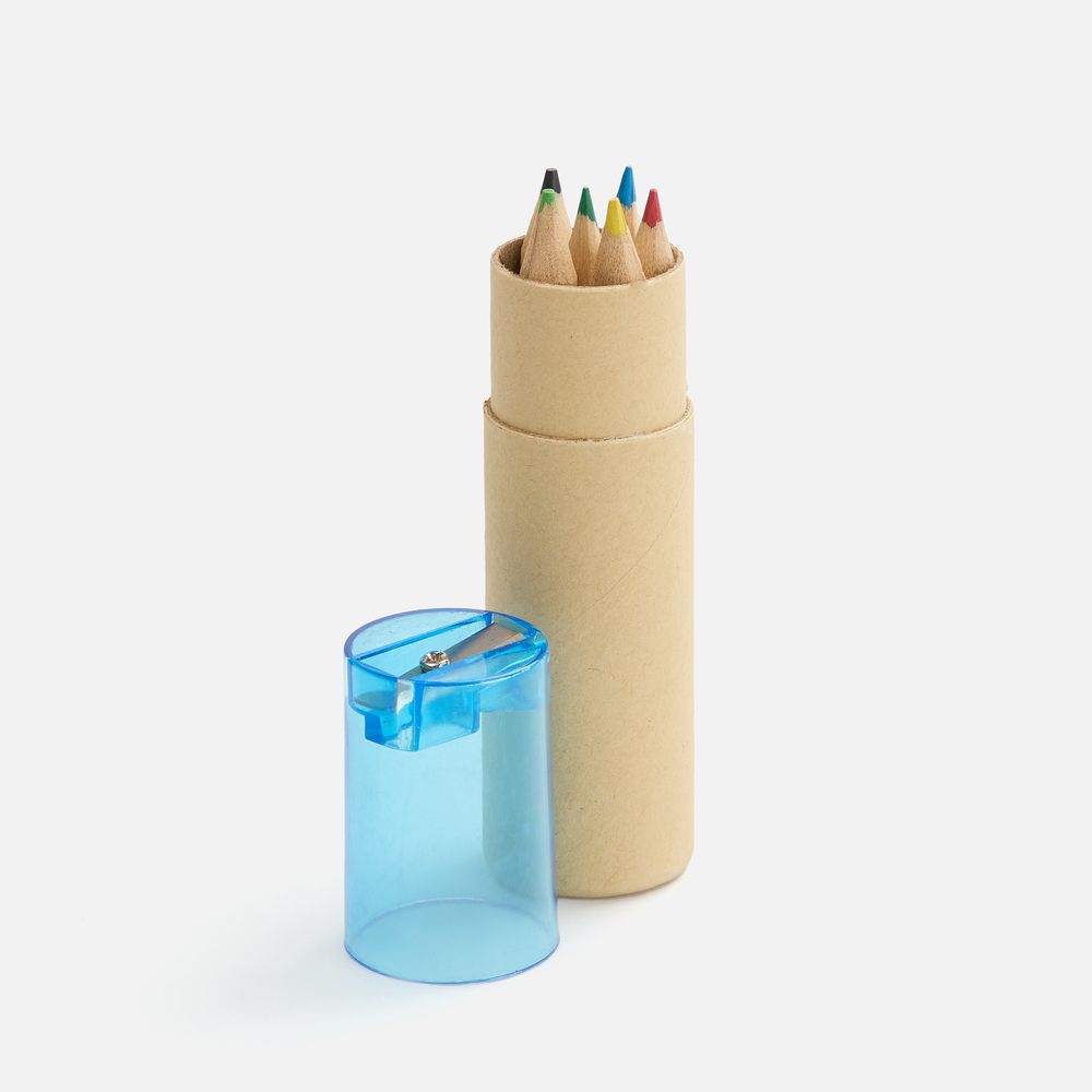 Набор карандашей Pencilvania Office с точилкой, синий (Изображение 1)
