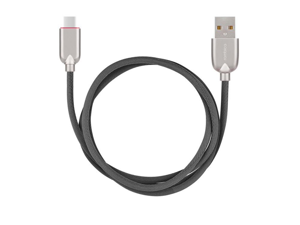 Кабель USB-A - USB-C «DIGITAL CB-05», QC/PD, 1 м (серый) (Изображение 2)