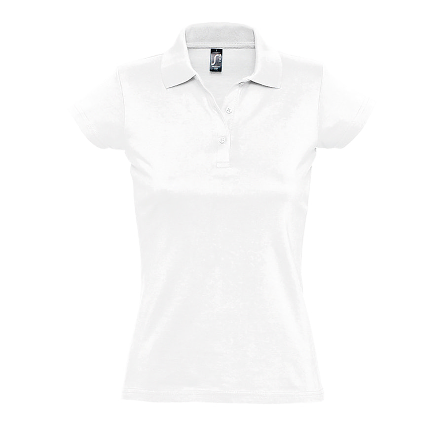 Поло "Prescott Women", белый_2XL, 100% х/б, 170г/м2 (Изображение 1)